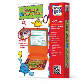 Игра развивающая «Интерактивная викторина» - Озорная математика (Kribly Boo, 11306)